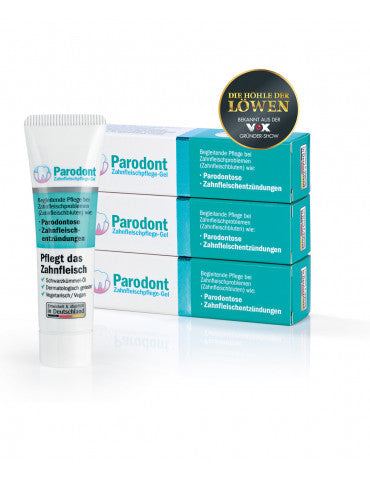 set: 3 x Parodont Gel, tratament parodontoză și gingii, 10 ml